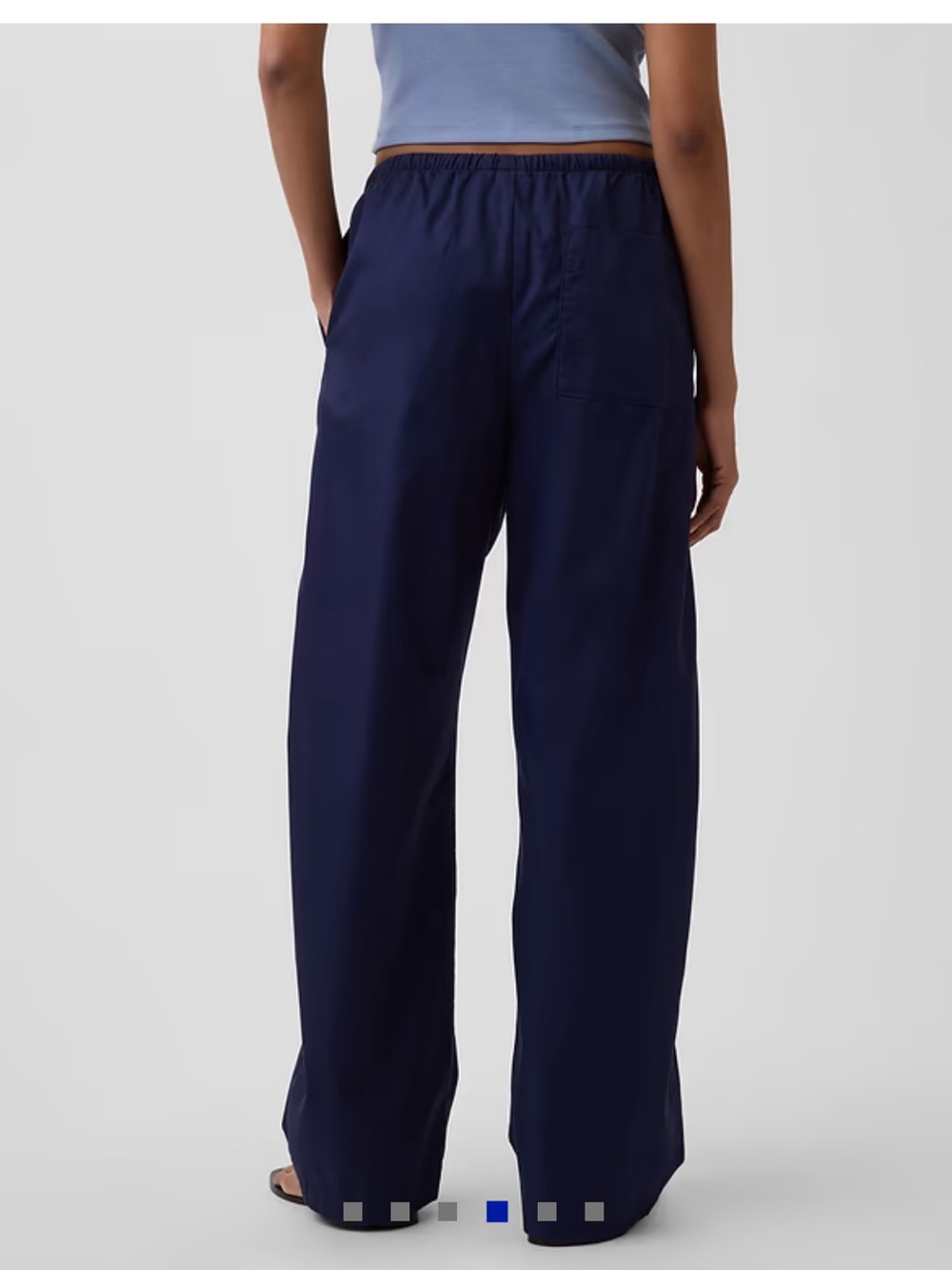 Gap Poplin Easy Barrel Pant - Picture 3 of 6